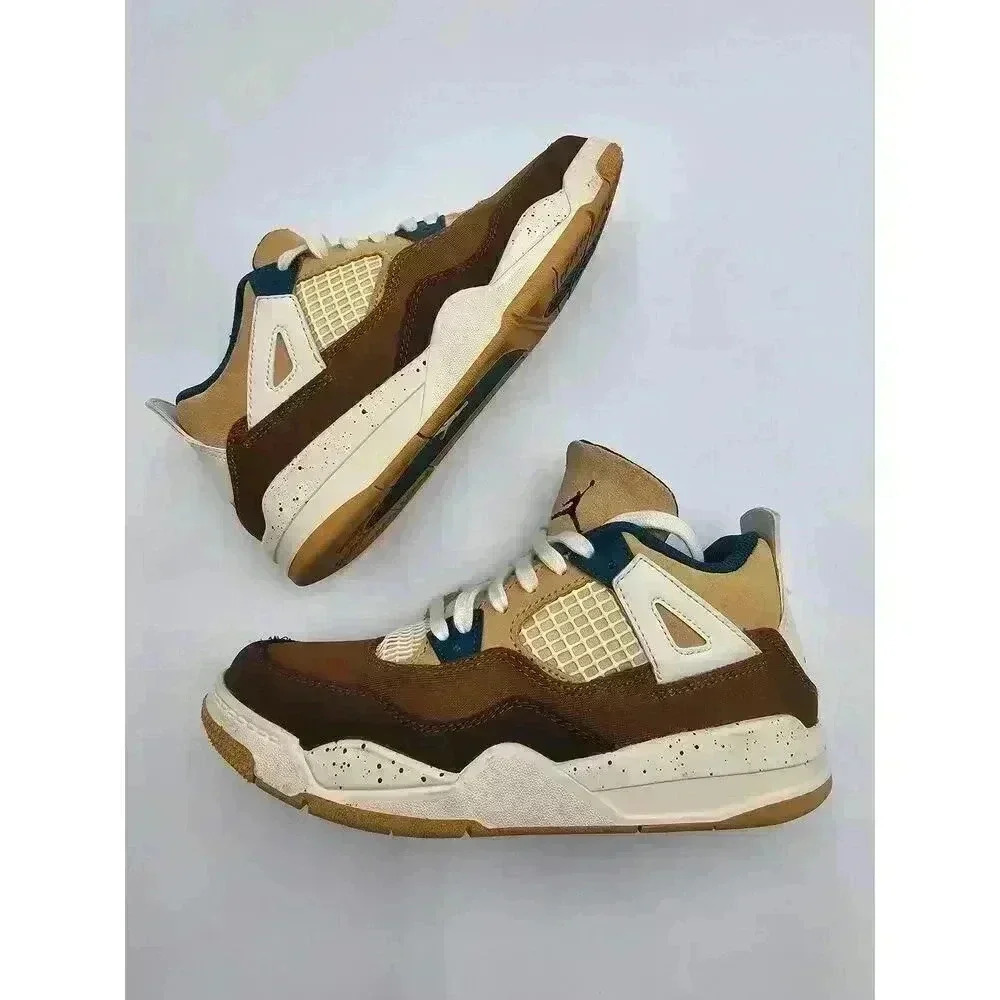 Air Jordan 4 Kids Retro Cacao Wow Size Youth 1.5